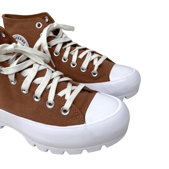Converse Chuck Taylor Lugged Platform High Top Mineral Clay Women Canvas A02565C - Picture 3 of 10